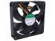 Fan  DC  axial  12VDC  120x120x25mm  127.5m3/h  34dBA  ball bearing