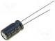 Capacitor  electrolytic  low ESR  THT  100uF  25VDC  Ø6.3x11.2mm