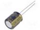Capacitor  electrolytic  low ESR  THT  220uF  35VDC  Ø10x12.5mm