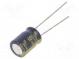 Capacitor  electrolytic  low ESR  THT  680uF  6.3VDC  Ø8x11.5mm
