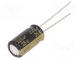 Capacitor  electrolytic  low ESR  THT  220uF  35VDC  Ø8x15mm  ±20%