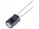 Capacitor  electrolytic  low ESR  THT  100uF  50VDC  Ø8x11.5mm