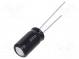 Capacitor  electrolytic  low ESR  THT  1500uF  6.3VDC  Ø8x15mm
