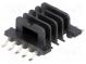 Coilformer  with pins  Application  EFD15/8/5  Mat  plastic
