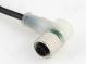 Connection lead  M12  PIN  3  angled  5m  plug  30VAC  4A  PNP NO LED