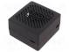 Enclosure  for computer  ABS  black  X 99mm  Y 102mm  Z 56mm