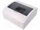 Enclosure  for modular components  IP40  Colour  white  400V