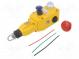 Safety switch  rope  NC x2 + NO  ER6022  -25÷80°C  IP67  yellow