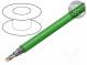 Wire  ETHERLINE® Cat.7,S/FTP  7  solid  Cu  4x2x23AWG  PVC  green