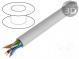 Wire  ETHERLINE® LAN 200,U/UTP  5e  solid  Cu  4x2x24AWG  PVC  grey