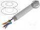 Wire  ETHERLINE® LAN 200,SF/UTP  5e  solid  Cu  4x2x24AWG  PVC