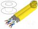 Wire  ETHERLINE® LAN 1200,S/FTP  7a  solid  Cu  2x(4x2x23AWG)