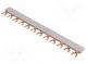 Busbar  10mm2  Poles  2  Urated  240/415V  Usurge rated  4kV  fork