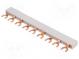 Busbar  10mm2  Poles  3  Urated  240/415V  Usurge rated  4kV  fork