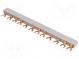 Busbar  10mm2  Poles  4  Urated  240/415V  Usurge rated  4kV  fork