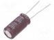 Capacitor  electrolytic  low ESR  THT  100uF  100VDC  Ø10x20mm