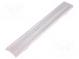 LED lens  rectangular  transparent  H  10.3mm
