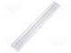 LED lens  rectangular  Mat  polycarbonate  transparent