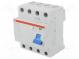 RCD breaker  Inom  40A  Ires  300mA  Max surge current  5000A  DIN