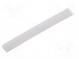 Stopper  for profiles  Width of the groove  8mm  L  2m  PP  natural