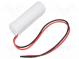 Battery  lithium  3.6V  AA  2100mAh  Body dim  Ø14.5x50.5mm  cables