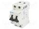 Circuit breaker  230/400VAC  Inom  10A  Poles  2  DIN  Charact  B