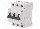 Circuit breaker  230/400VAC  Inom  16A  Poles  3  DIN  Charact  B