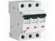Circuit breaker  230/400VAC  Inom  4A  Poles  3  DIN  Charact  K