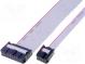 Ribbon cable with IDC connectors  14x28AWG  Cable ph 1.27mm