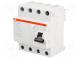 RCD breaker  Inom  25A  Ires  30mA  Max surge current  250A  DIN