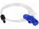 Syringe adapter  blue  for dispensers,for 3ml syringes  500