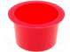 Syringe plug  red  for syringes  500
