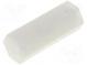 Screwed spacer sleeve  hexagonal  polyamide  M2  L  12mm