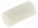 Screwed spacer sleeve  hexagonal  polyamide  M2  L  9mm