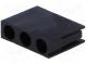 LED housing  3mm  polyamide  angular  black  UL94V-2  H  15.3mm