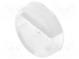 Spacer sleeve  LED  Øout  4mm  ØLED  3mm  L  1mm  natural  UL94V-2