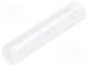 Spacer sleeve  LED  Øout  4mm  ØLED  3mm  L  18mm  natural  UL94V-2