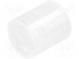 Spacer sleeve  LED  Øout  4mm  ØLED  3mm  L  4.5mm  natural  UL94V-2