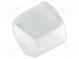Spacer sleeve  LED  Øout  4mm  ØLED  3mm  L  4mm  natural  UL94V-2