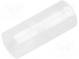 Spacer sleeve  LED  Øout  4mm  ØLED  3mm  L  9.5mm  natural  UL94V-2