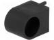 LED housing  5mm  polyamide  angular  3 PIN  black  UL94V-2