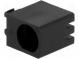 LED housing  5mm  polyamide  angular  black  UL94V-2  H  9.5mm