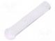 Fibre for LED  round  Ø5mm  Front  convex  straight  UL94V-2