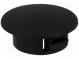 Stopper  polyamide  Wall thick 1.4mm  Hole dia 9.5mm  H 5.5mm