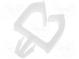 Snap handle  polyamide  Int.width  8.3mm  natural  UL94V-2