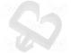 Snap handle  polyamide  Int.width  9mm  natural  UL94V-2
