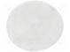 Self-adhesive foot  Ø  8mm  H  2.4mm  transparent  silicone  C  1mm