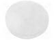 Self-adhesive foot  Ø  8mm  H  2.6mm  transparent  silicone