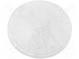 Self-adhesive foot  Ø  8mm  H  2mm  transparent  silicone  C  1mm