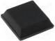 Self-adhesive foot  black  rubber  A  12.5mm  B  9.5mm  C  4mm
